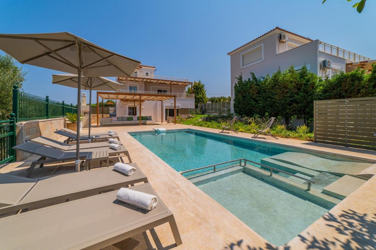 Estella Villa With Pool, Children Area, Bbq & Magnificent Views! Asterion Exterior photo